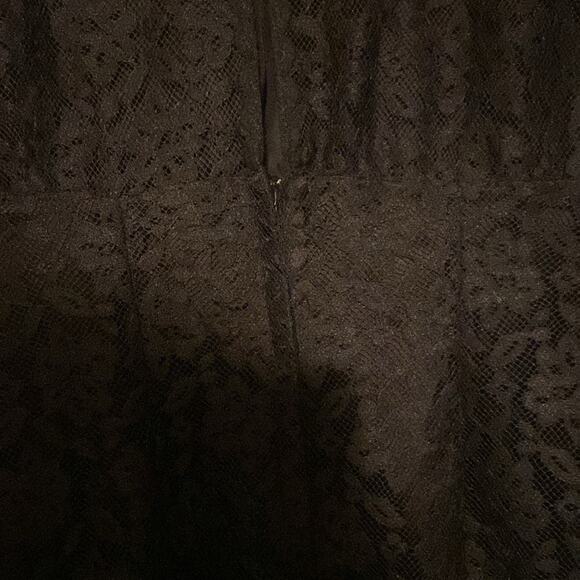 GUNNE SAX by JESSICA MCCLINTOCK Vintage Black Lace Dress Size Small - Picture 5 of 13